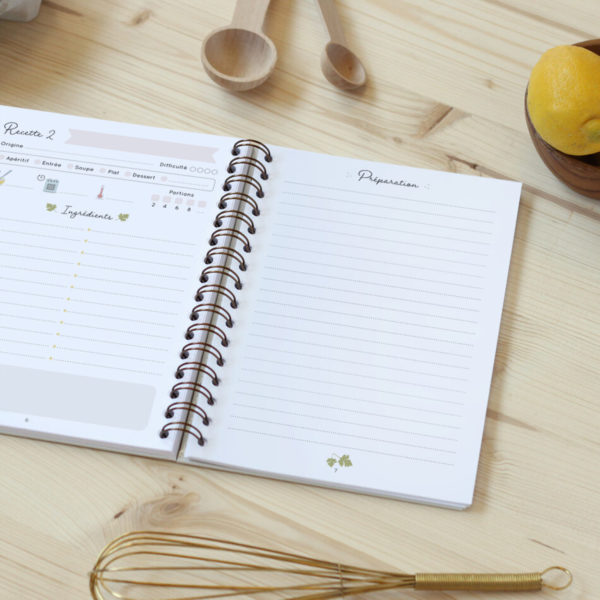 Cahier de recettes de cuisine à remplir – Image 6