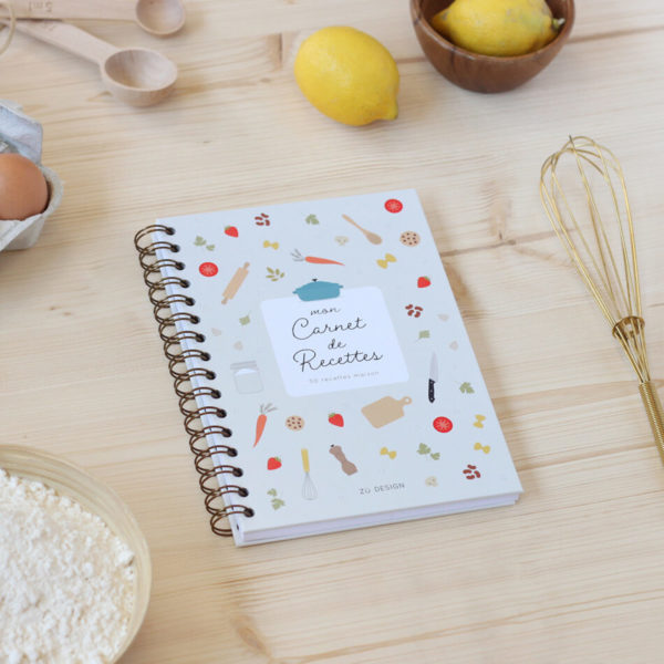 Cahier de recettes de cuisine à remplir – Image 2