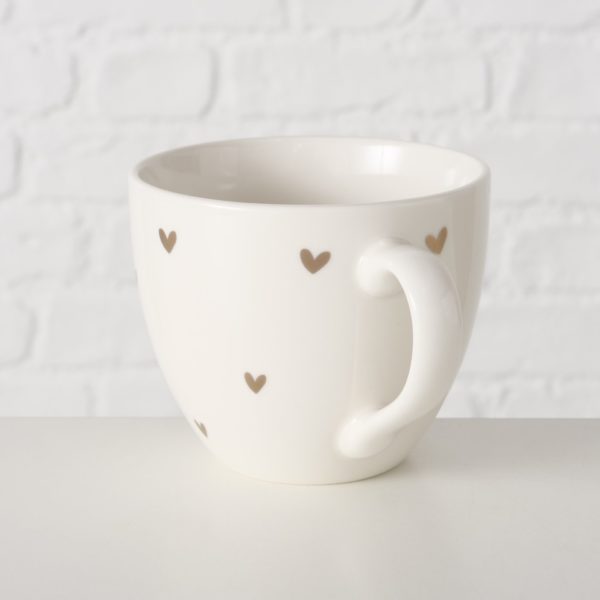 Tasse Jumbo coeurs dorés – Image 2