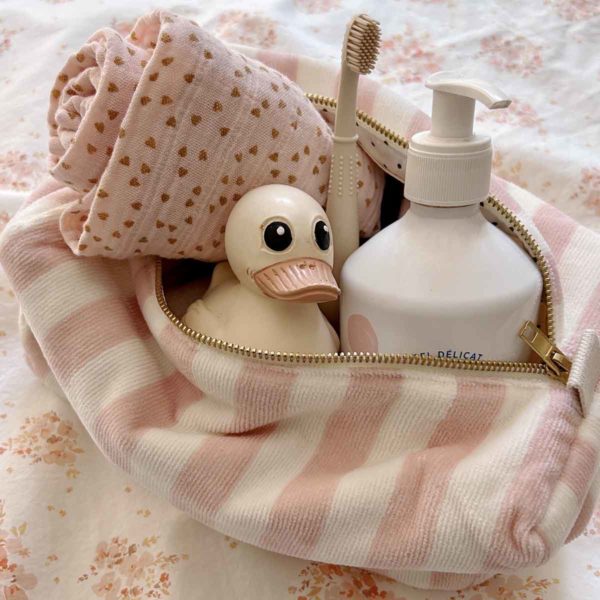 Trousse de toilette Vic éponge rose clair – Image 2