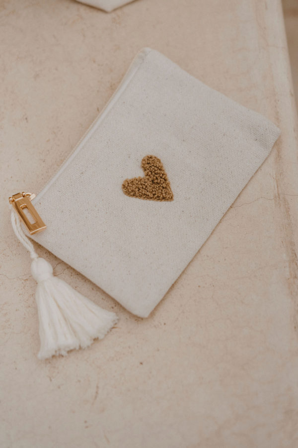 Porte-monnaie Love - beige – Image 2