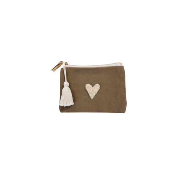 Porte-monnaie Love - taupe – Image 3