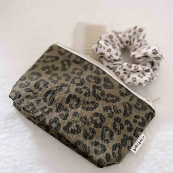Trousse/pochette Sofia  Graou olive