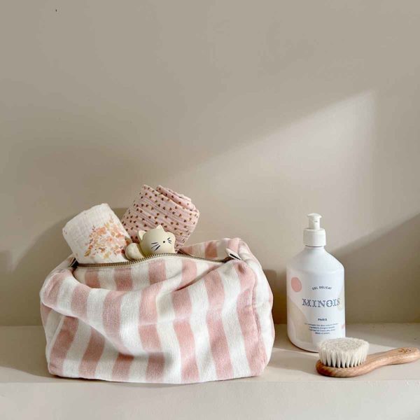 Trousse de toilette Vic éponge rose clair – Image 3