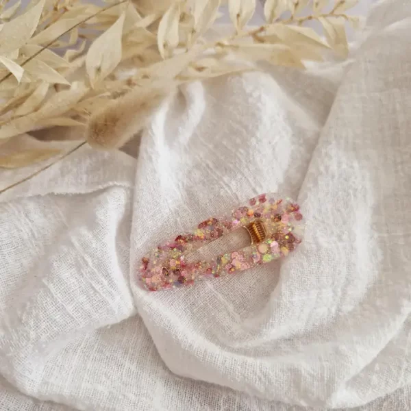 Barrette en résine Cupcake