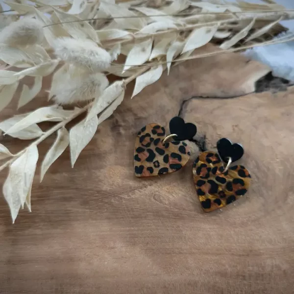 Boucles d'oreilles Coeur Graou