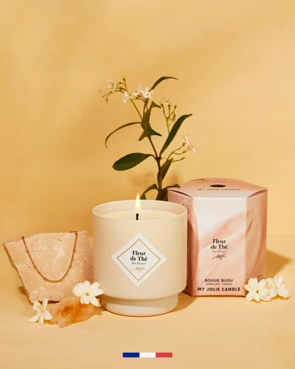 Bougie Fleur de Thé avec bracelet surprise – Image 2