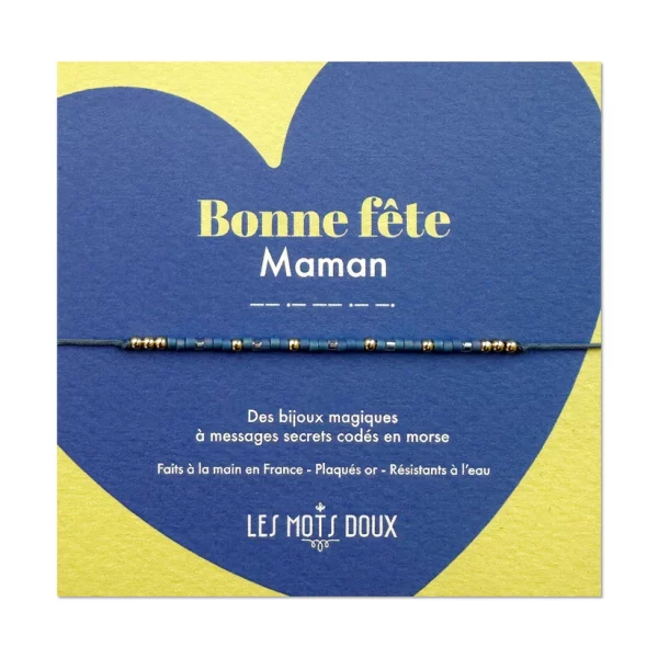 Bracelet code morse - Bonne fête Maman – Image 2