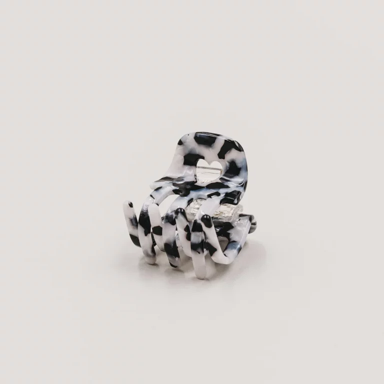 Pince cheveux noir + nacré
