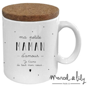 Tasse Ma petite maman d'amour je t'ame de tout mon coeur