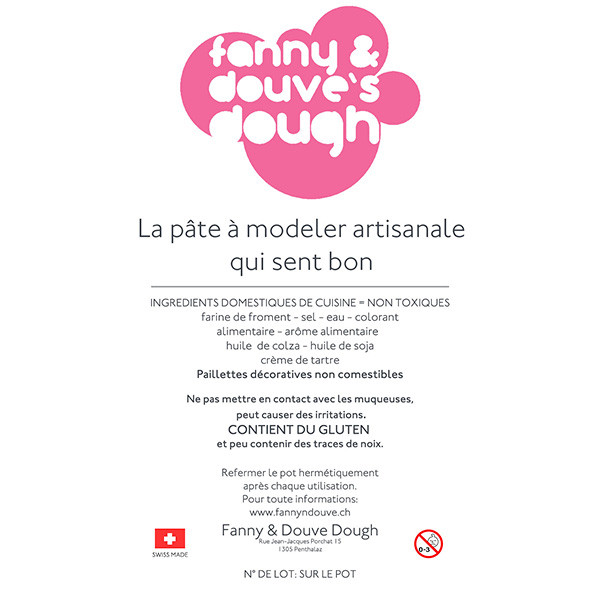 Pot de 180g de pâte à modeler - Baiser de framboisier – Image 3