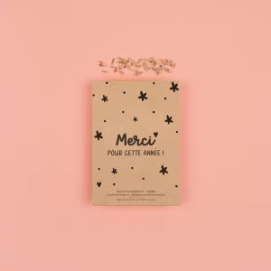 Sachet de graines de pensées - Merci pour cette année