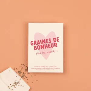 Sachet de graines de coquelicots - Graines de bonheur