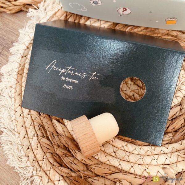 Bouchon réutilisable Demande parrain - coffret cadeau – Image 3