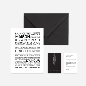 Carte Dans cette maison
