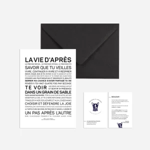 Carte La vie d'après