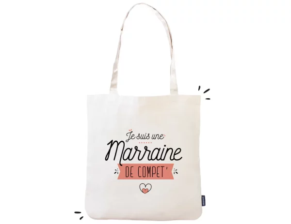 Totebag - Je suis une marraine de compet'