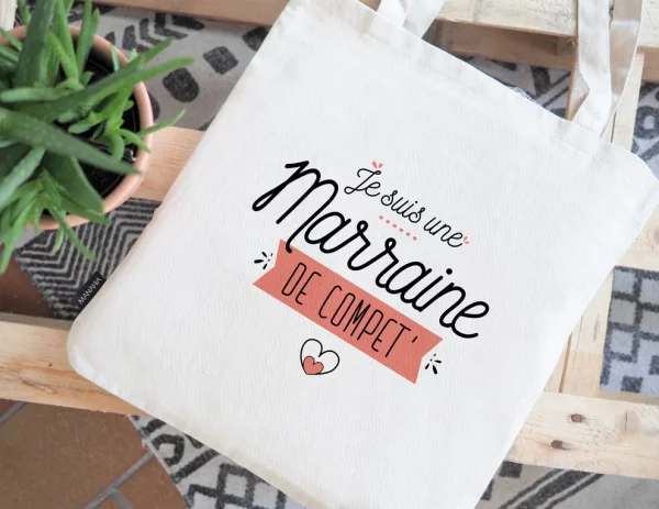 Totebag - Je suis une marraine de compet' – Image 2