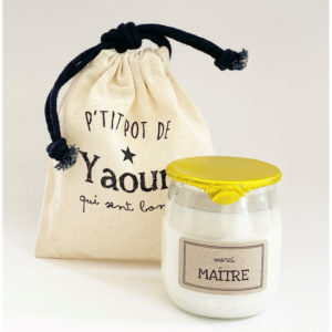 Bougie P'tit pot de yaourt au miel- Maître