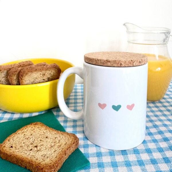 Mug Pop avec son couvercle en liège - Super Maîtresse – Image 2