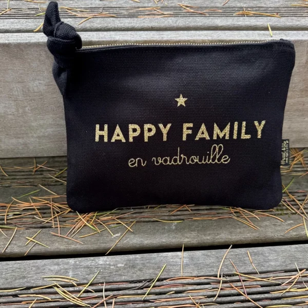 Trousse noire - Happy Family en vadrouille