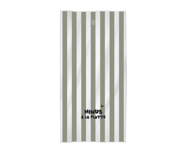 Serviette microfibre enfant - Minus à la flotte vert