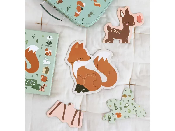 Puzzle Forest friends 5 pièces – Image 2