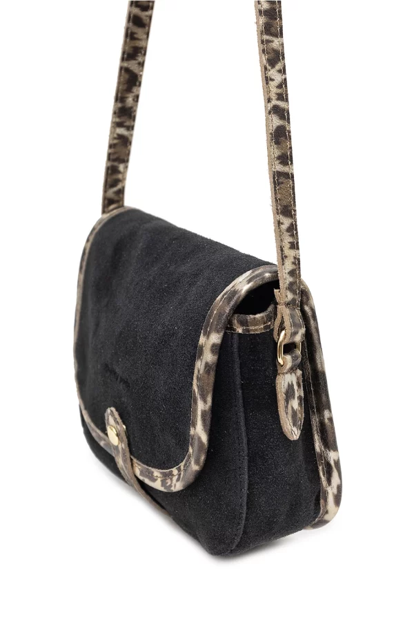 Sac en cuir Meissa Suède Noir – Image 3