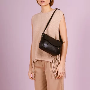 Sac en cuir Calista noir