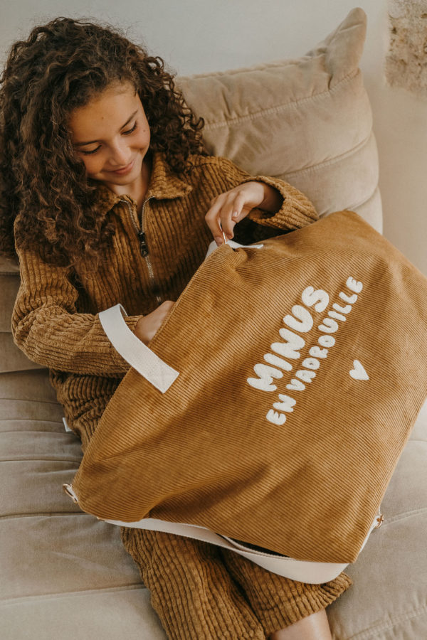 Sac en velours - Minus en vadrouille