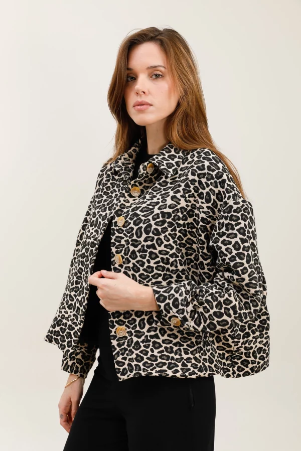 Veste imprimé léopard – Image 4
