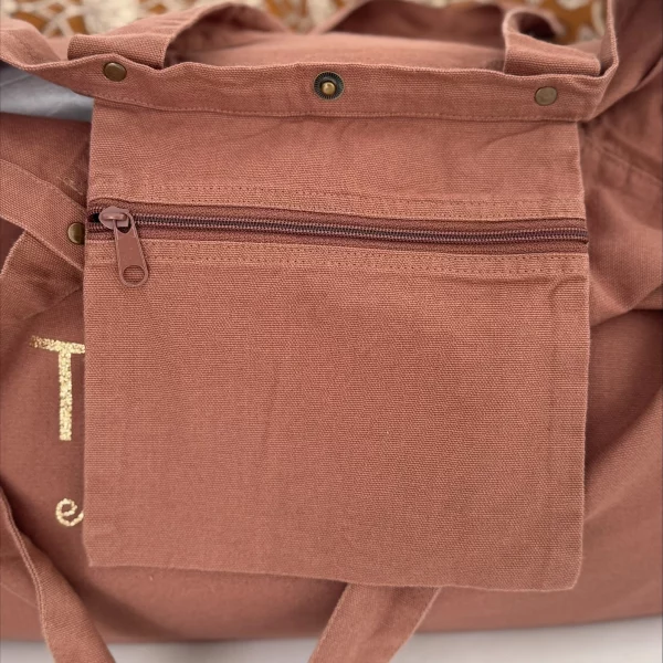 Sac cabas Joyeuse Tribu en vadrouille - Bois de santal – Image 4