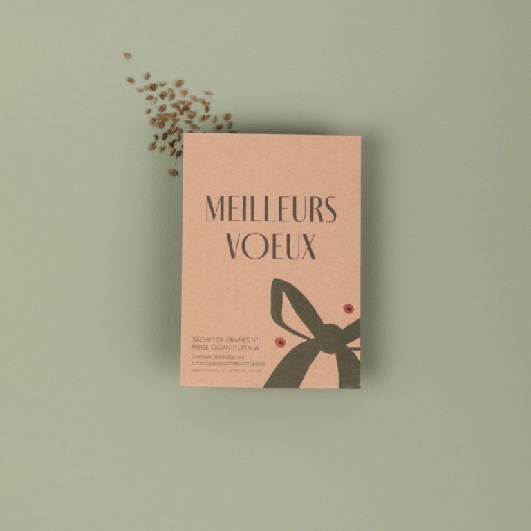 Sachet de graines de persil - Meilleurs Voeux
