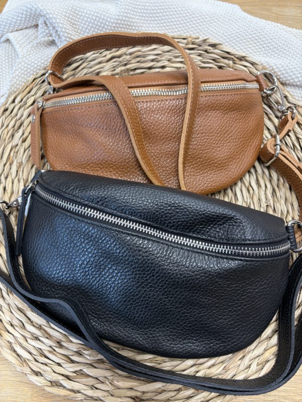 Sac Banane en cuir grainé