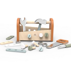 Jeu en bois - Établi et boîte à outils 2 en 1