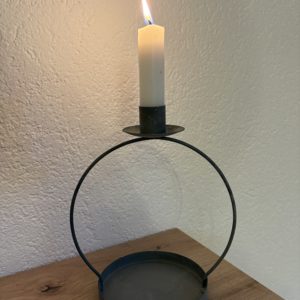 Bougeoir Rond en métal