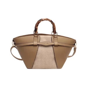 Sac cabas avec poignées en bambou - Zora