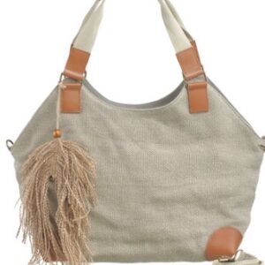 Sac cabas en juste Olive