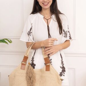 Sac cabas taupe