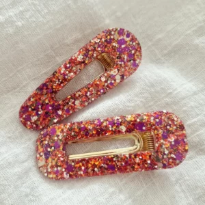 Barrette en résine Bohêmia