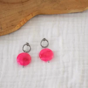 Boucles d'oreilles Lolly argenté