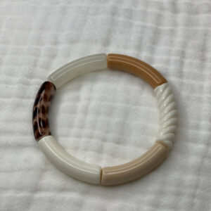 Bracelet Jonc tons beiges & écrus 4