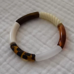 Bracelet Jonc tons beiges & écrus 7