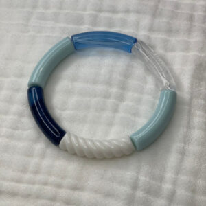 Bracelet Jonc tons bleu foncé 1