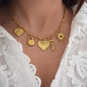 Collier Amor doré