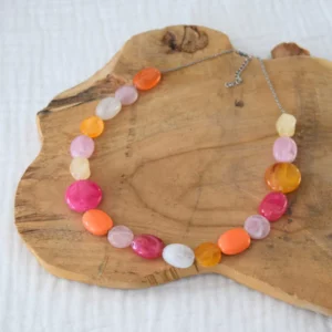 Collier Lolly argenté