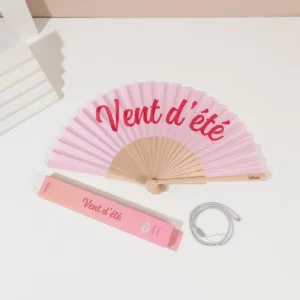 Eventail en bois Vent d'été