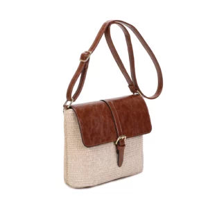 Sac bandoulière bimatières Choco