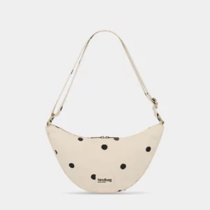 Sac banane Andrea Pois écru