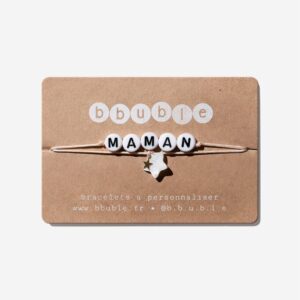 Bracelet femme iconique étoile nacrée - MAMAN